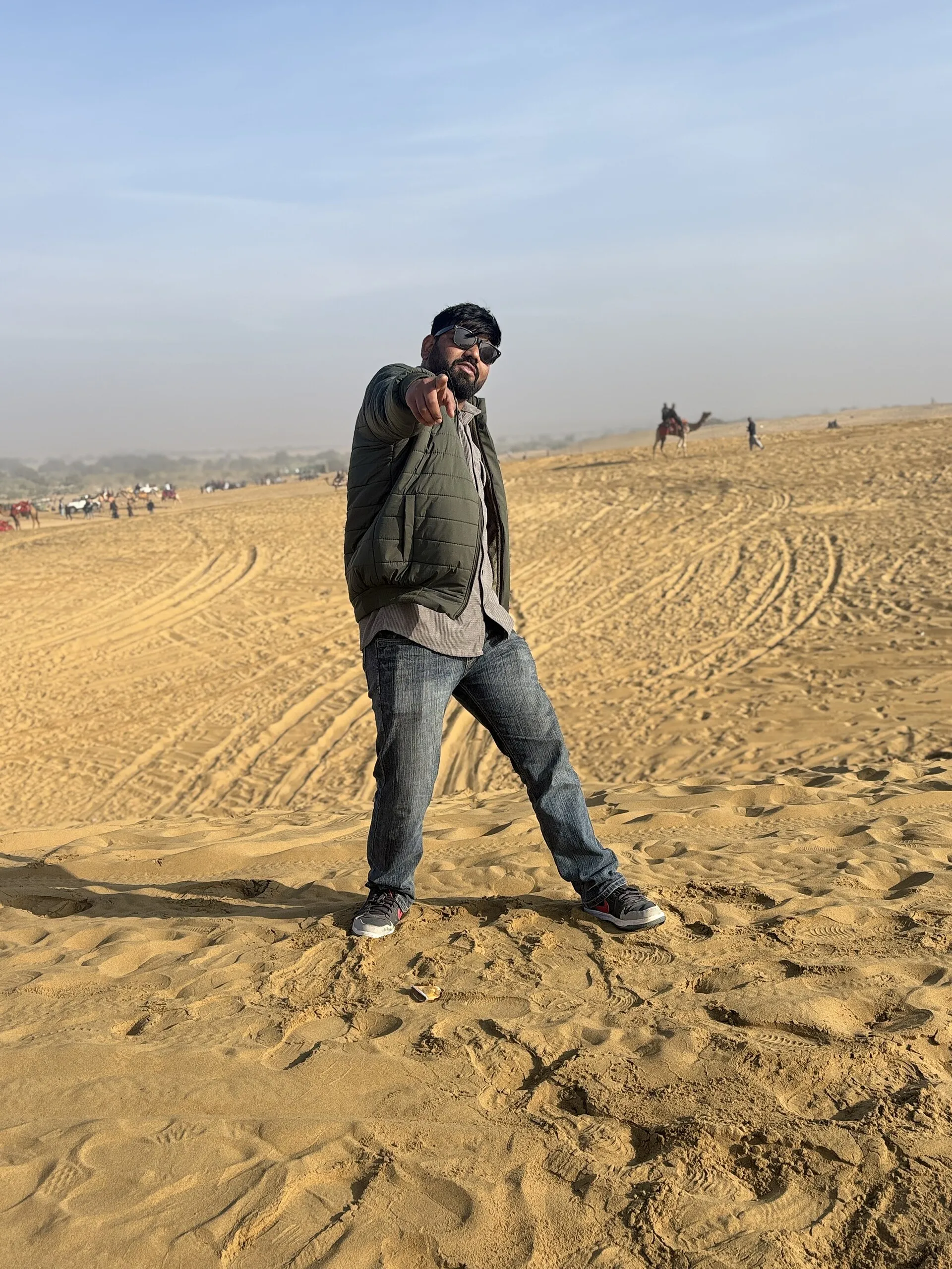 Jeep Safari in the Thar Desert near Jaisalmer
